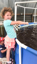 Load image into Gallery viewer, little girl standing by Aquaponics system
