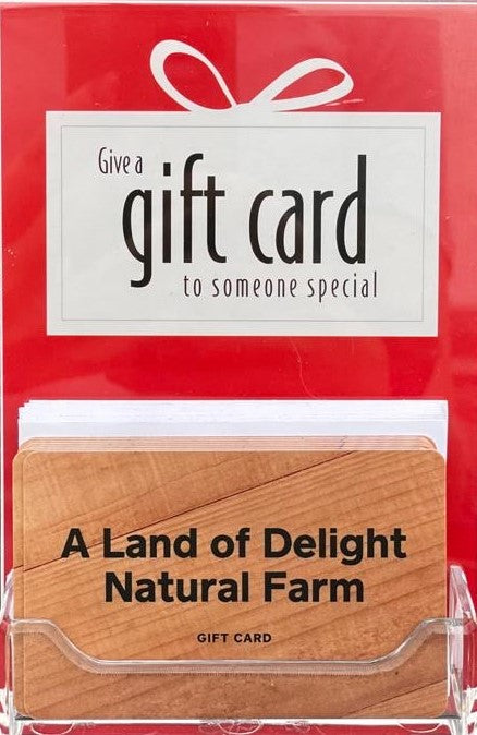 A Land of Delight e-Gift card