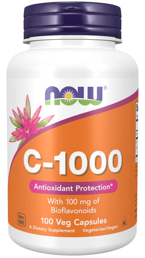 NOW VITAMINS - Vitamin C-1000 - 100 Veg Capsules