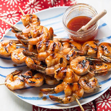Load image into Gallery viewer, Example of Cayenne Honey Glazed Shrimp
