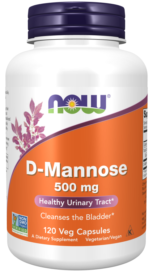 NOW D-Mannose 500 mg 120 capsules