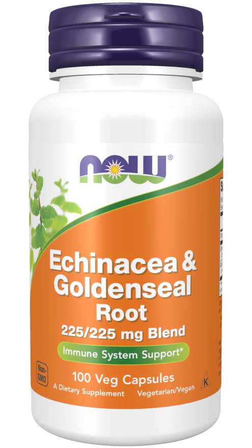 Picture of Echinacea & Goldenseal Root - 100 Veg Capsule Vitamin Bottle