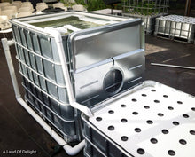 Load image into Gallery viewer, Close up of Aquaponics 6-Bed Self Sustaining Garden System Pod
