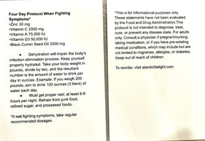 Advanced Formula 4 Day Power 5 Immune Boosting Supplement Pack