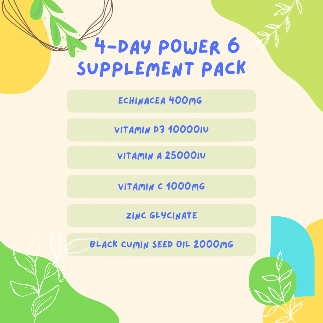 4-Day Power 6 Supplement Pack