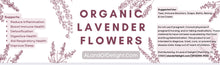 Load image into Gallery viewer, Organic Lavender Flowers (Tea)
